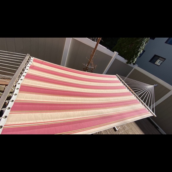 Weather Proof Hammock + Hammock Stand - Picture 2 of 5